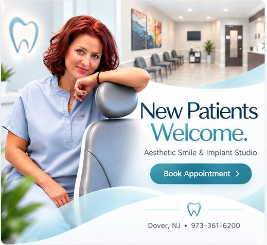New Patients Welcome at Aesthetic Smile & Implant Studio in Dover, NJ